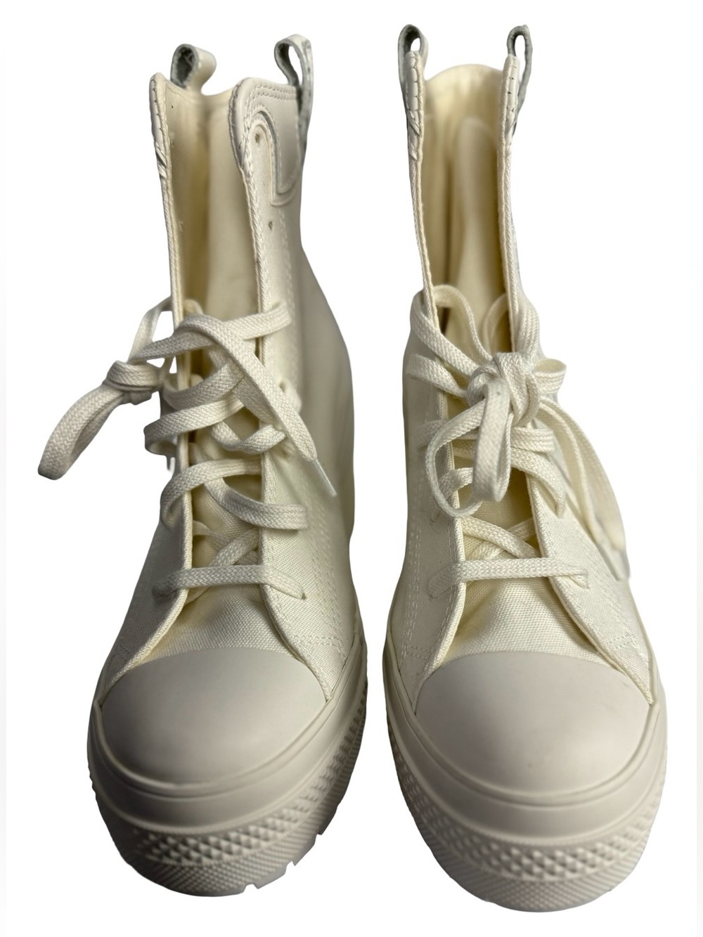 Converse Chuck 70 De Luxe Western Boots NIB Women 9.5 Men 7.5 White Platform